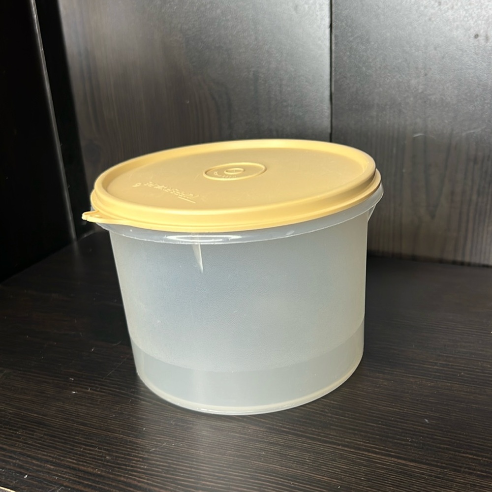 Vintage Tupperware 5 Cup Storage Container #263- with lid